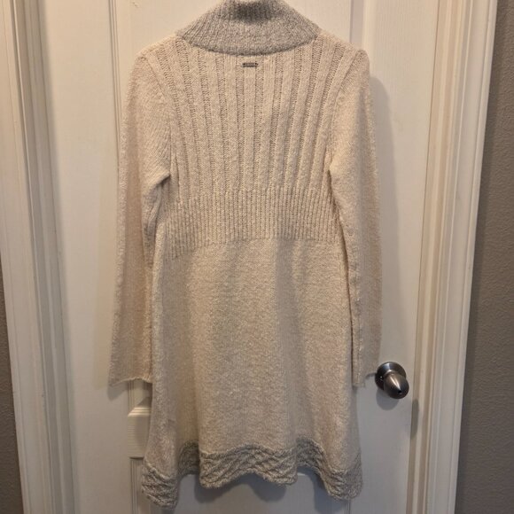 Prana Wool-Blend Cable Knit Sweater Jacket/Alpine Lodge Cardigan - XS - Picture 10 of 12